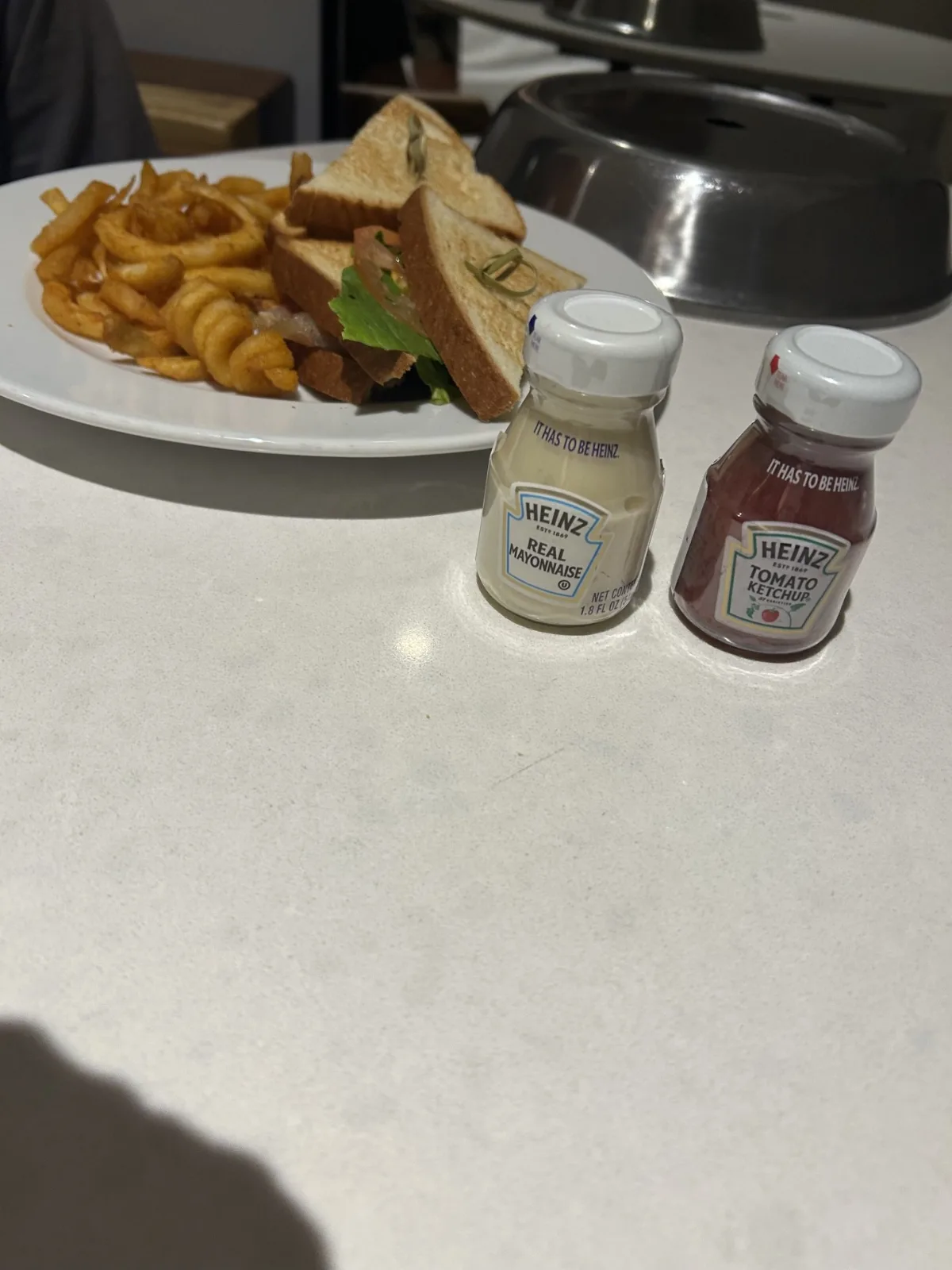 Room service meal at Hilton Cancun